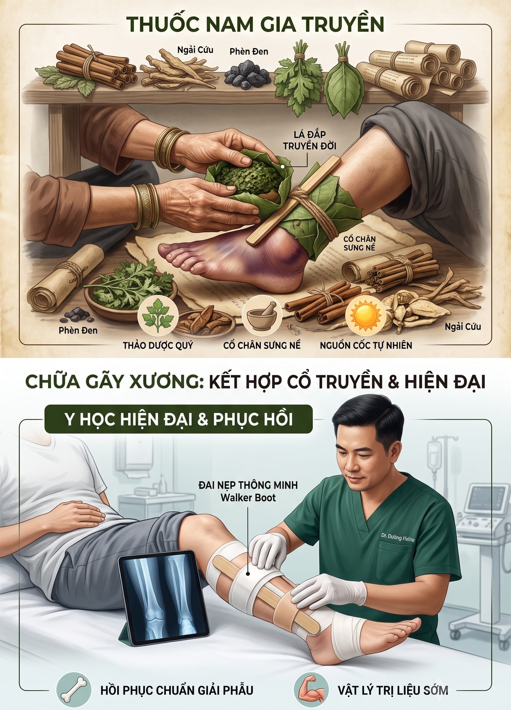 Bài Thuốc Chữa Gãy Xương Truyền 7 Đời: Sự Thật Y Khoa & Lời Khuyên Chuyên Gia