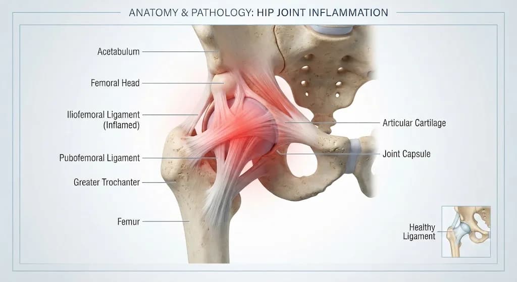 Bị Giãn Dây Chằng Háng: Dấu Hiệu, Nguyên Nhân & Cách Trị
