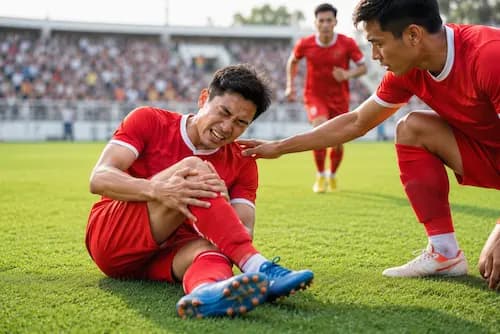 Chấn Thương Đầu Gối Khi Đá Bóng: Bí Quyết Hồi Phục Nhanh Và Trở Lại Sân Cỏ An Toàn