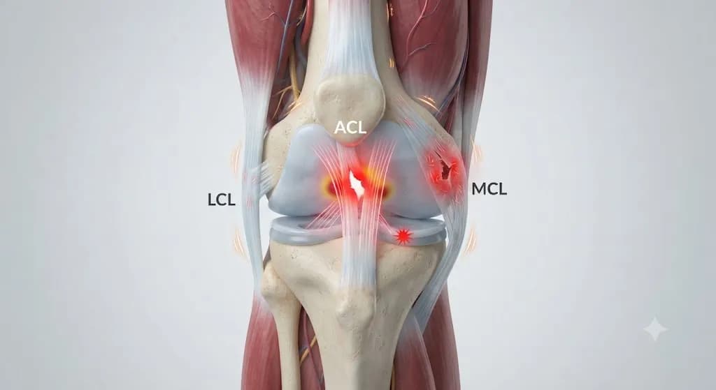 Đau Dây Chằng Đầu Gối: Nguyên Nhân, Dấu Hiệu & Cách Trị