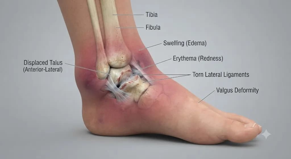 Dấu Hiệu Bị Trật Khớp Cổ Chân: Nhận Biết & Xử Lý