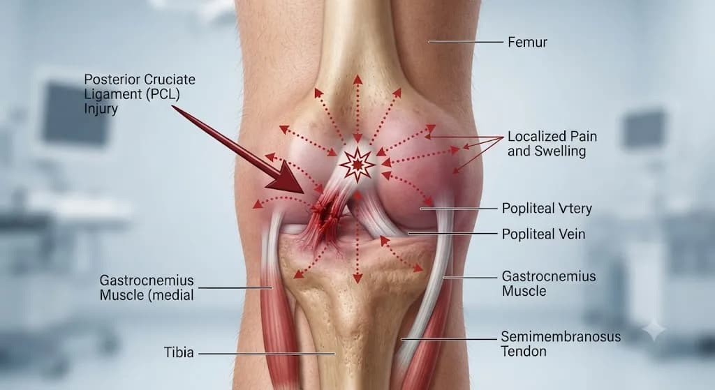 Giãn Dây Chằng Chéo Sau: Nguyên Nhân, Triệu Chứng & Điều Trị