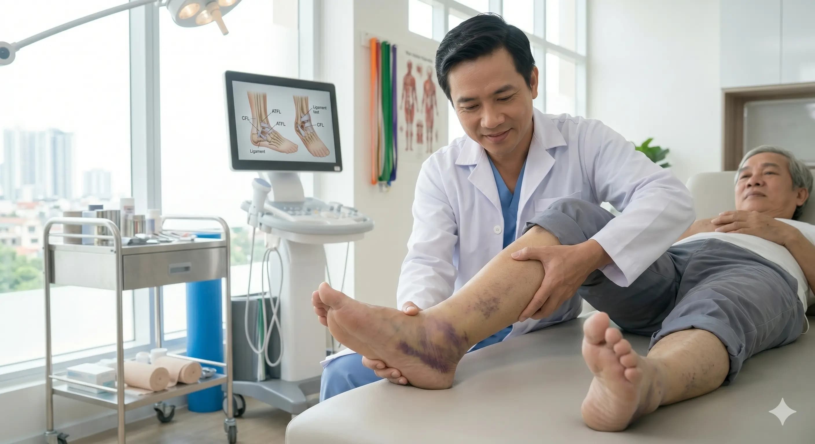 Giãn Dây Chằng Cổ Chân: Dấu Hiệu & Cách Điều Trị Nhanh Khỏi