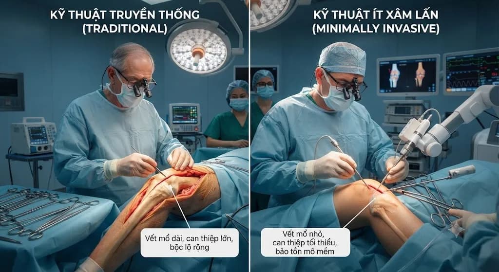 Kỹ Thuật Thay Khớp Gối Hiện Đại: Chuẩn Chính Xác 2026