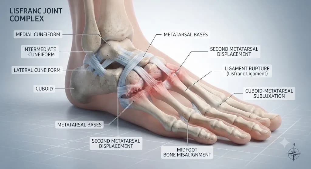 Trật Khớp Lisfranc: Nhận Biết, Điều Trị & Phục Hồi 2026