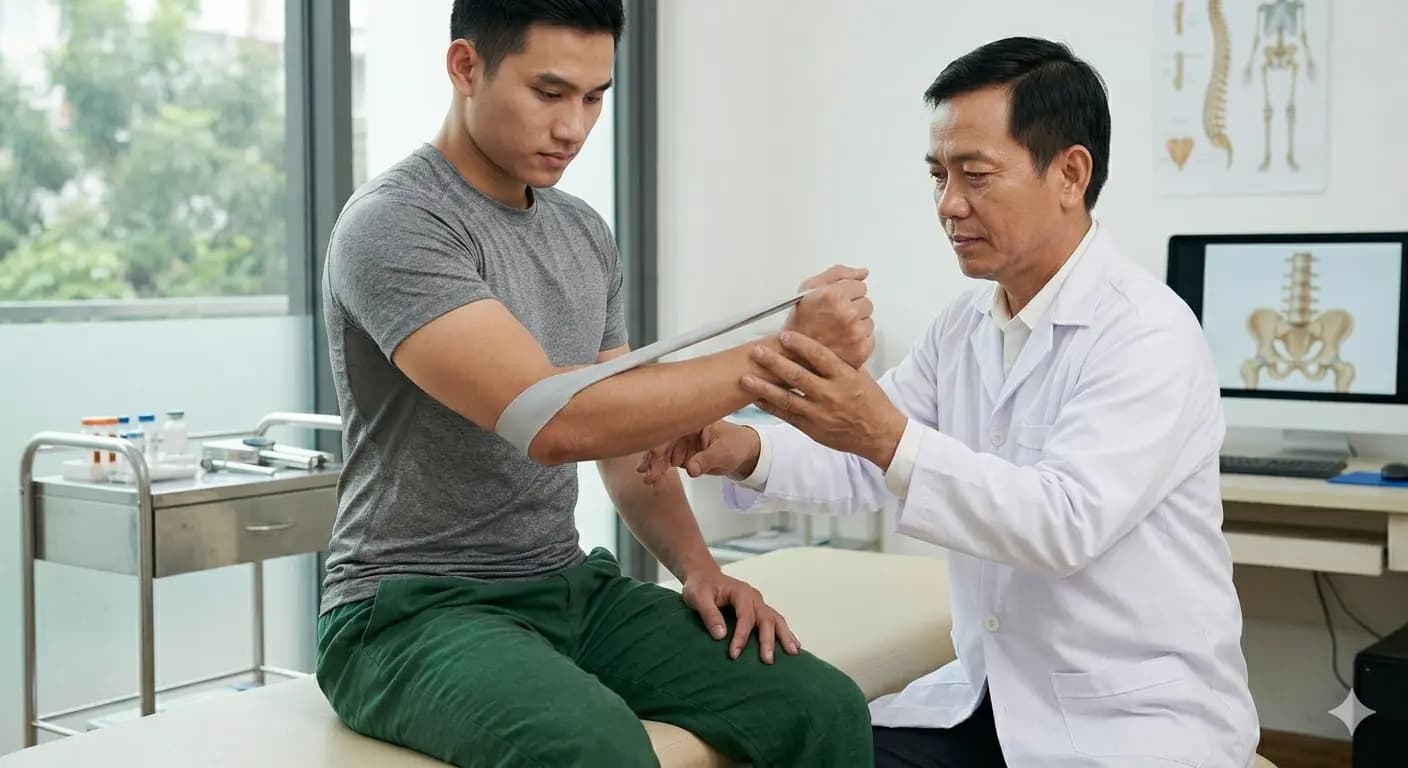 Triệu Chứng Giãn Dây Chằng Khuỷu Tay: Dấu Hiệu & Cách Xử Lý